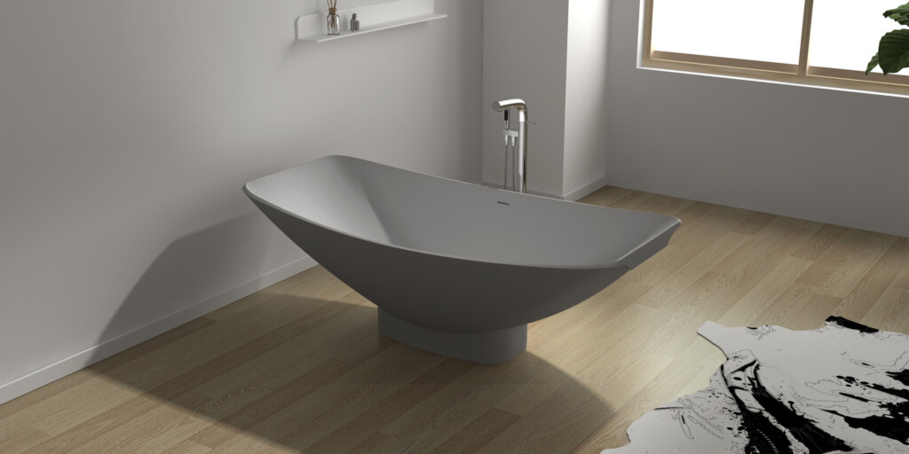 Dove Mirage Mark II Freestanding Pedestal Hammock Bath - Image 3